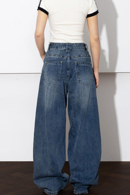 Beetle Town Wide-Leg Jeans