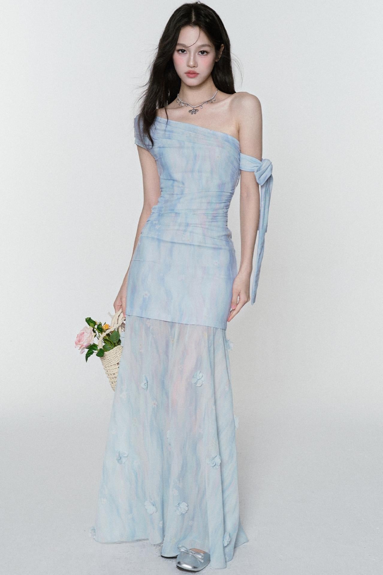 Light Blue Summer Romance Dress