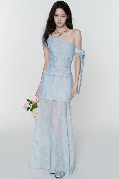 Light Blue Summer Romance Dress