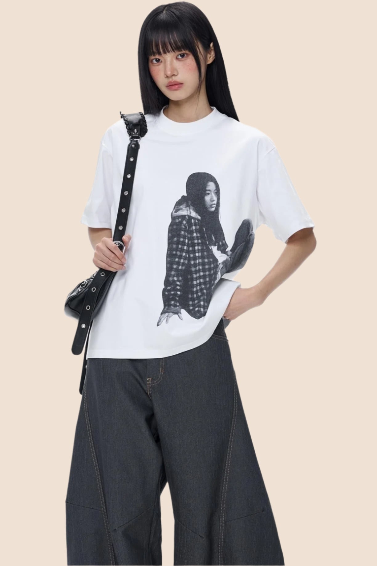 American Street White Short Sleeve Top