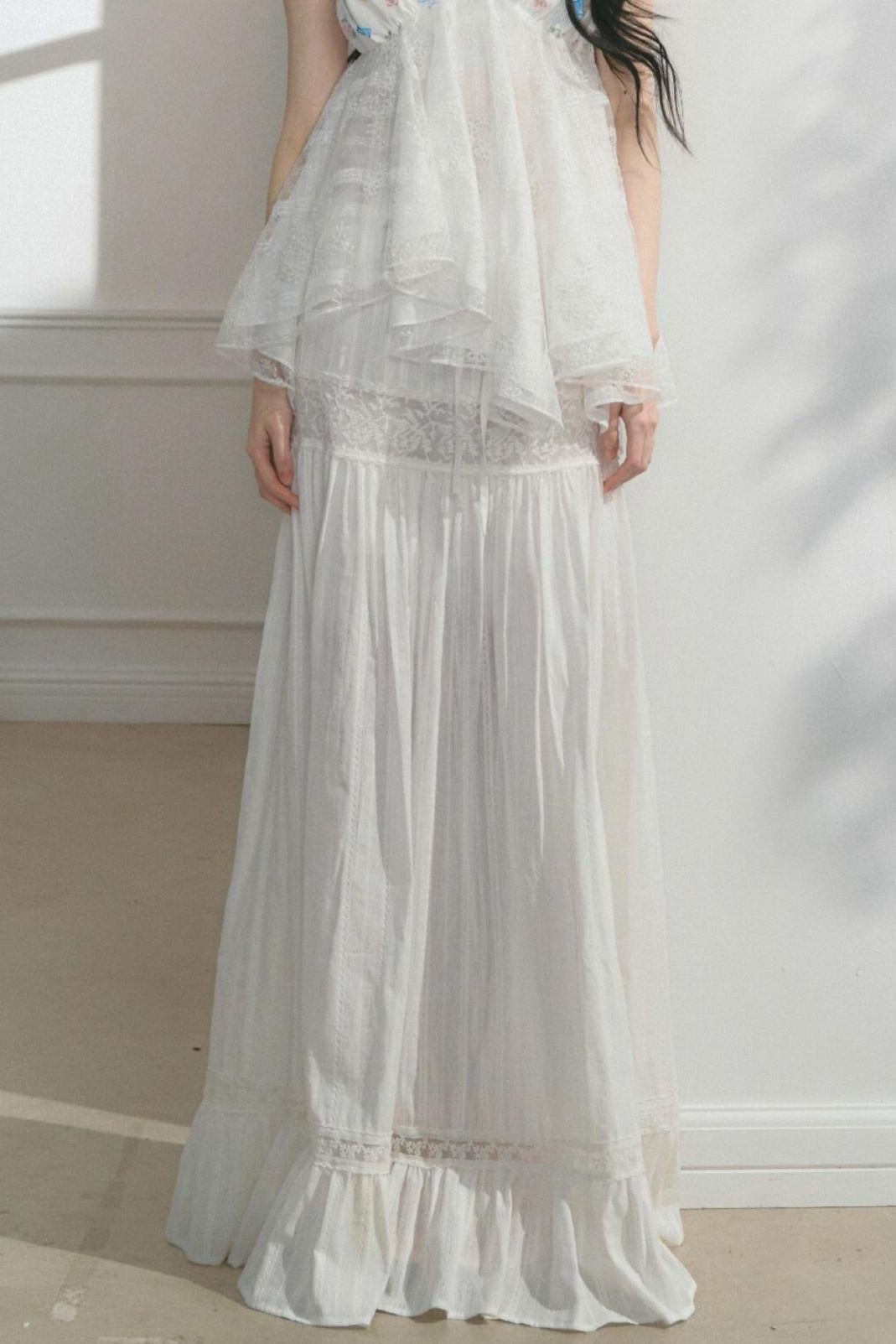 Vanilla Ruffle Skirt