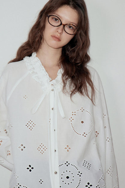 Autumn Elegance Long-Sleeve Shirt