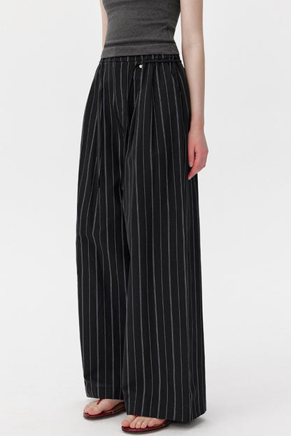 Black Wide-Leg Trousers
