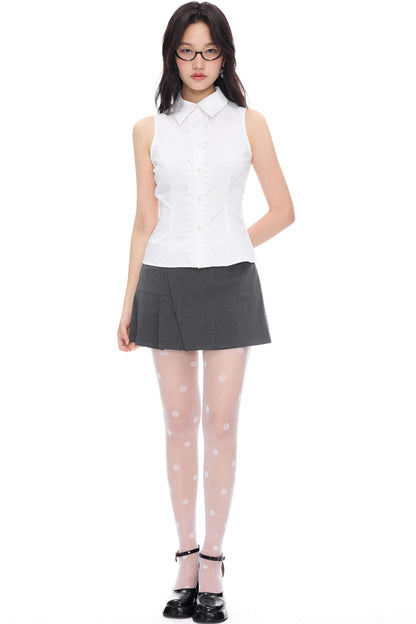 Two-Tone Lace Tank Top