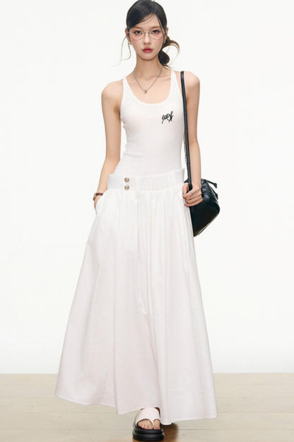 Flattering Layered Maxi Dress