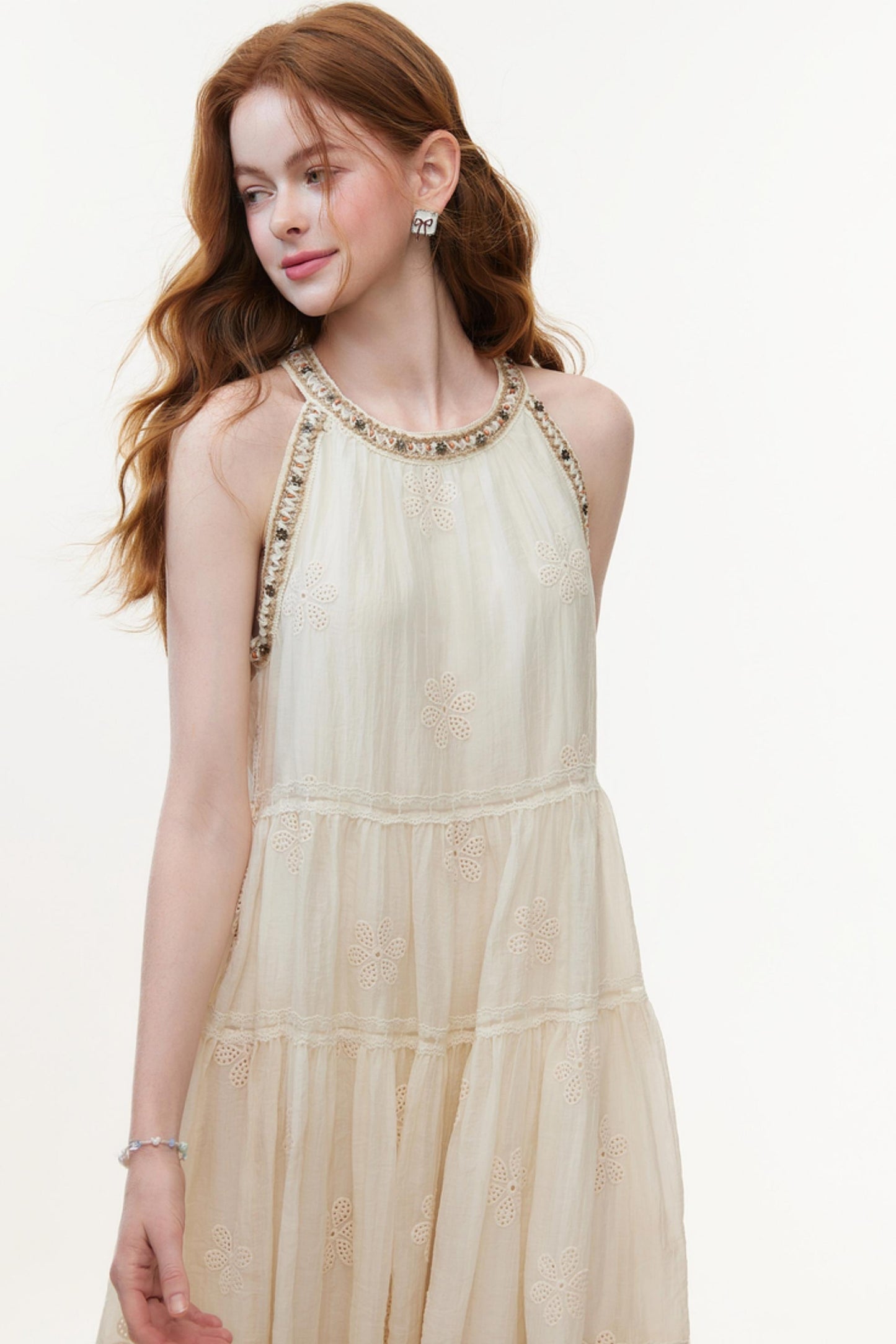 Summer Jasmine Rice Swing Dress