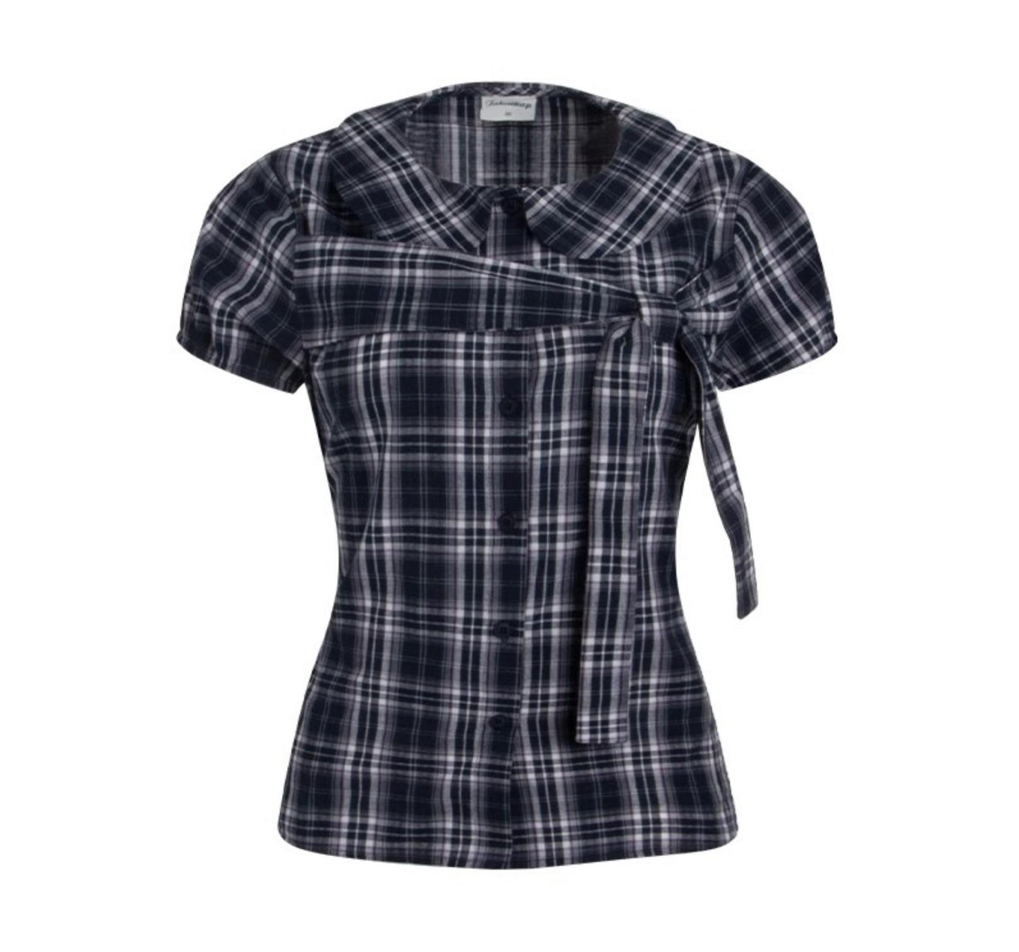 Sweet Cotton Plaid Skirt Set-Up