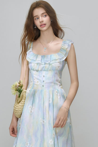 Summer Chiffon A-Line Dress