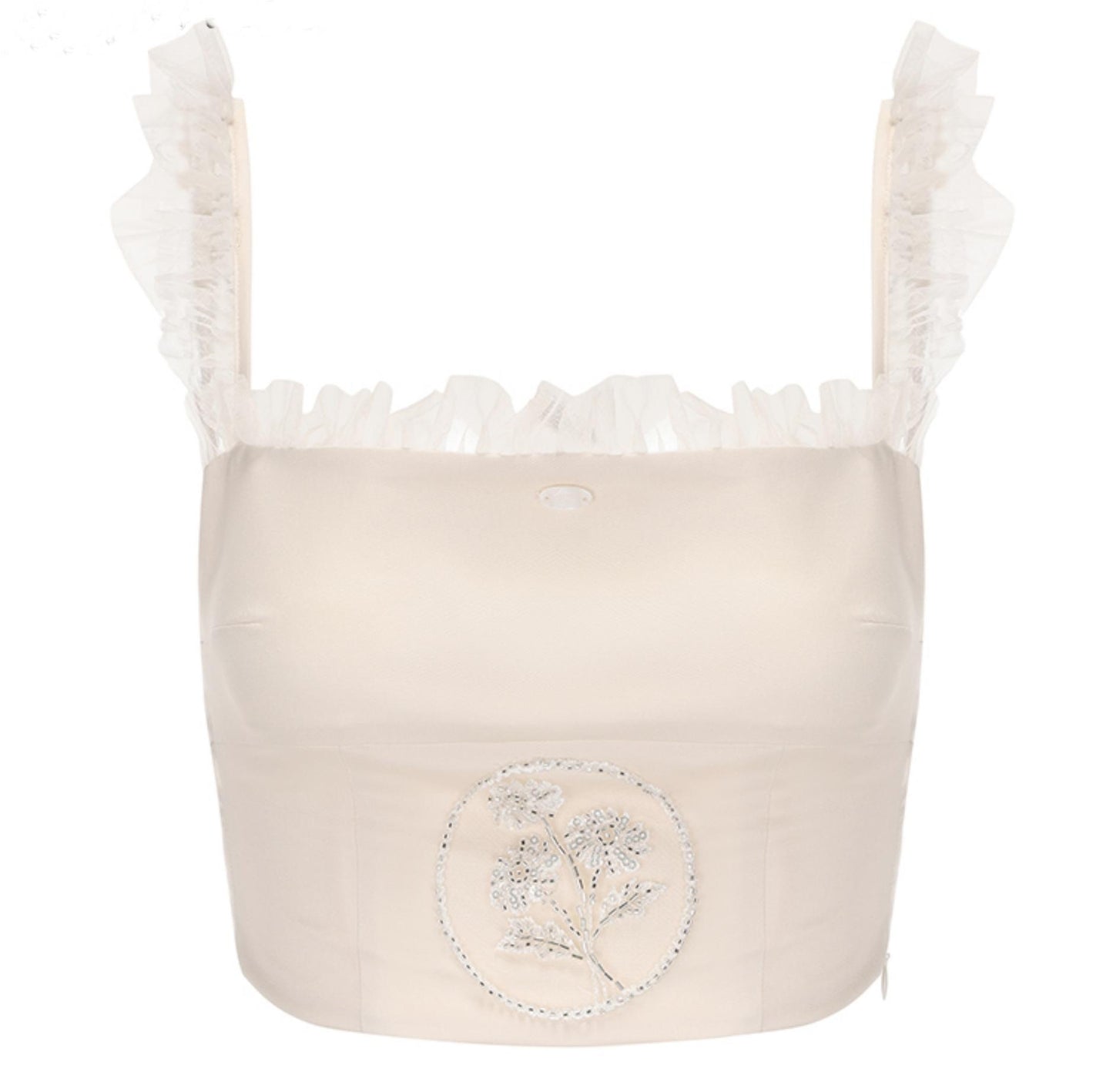 Velvet Blossom Mesh Tank