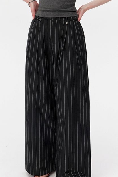 Black Wide-Leg Trousers