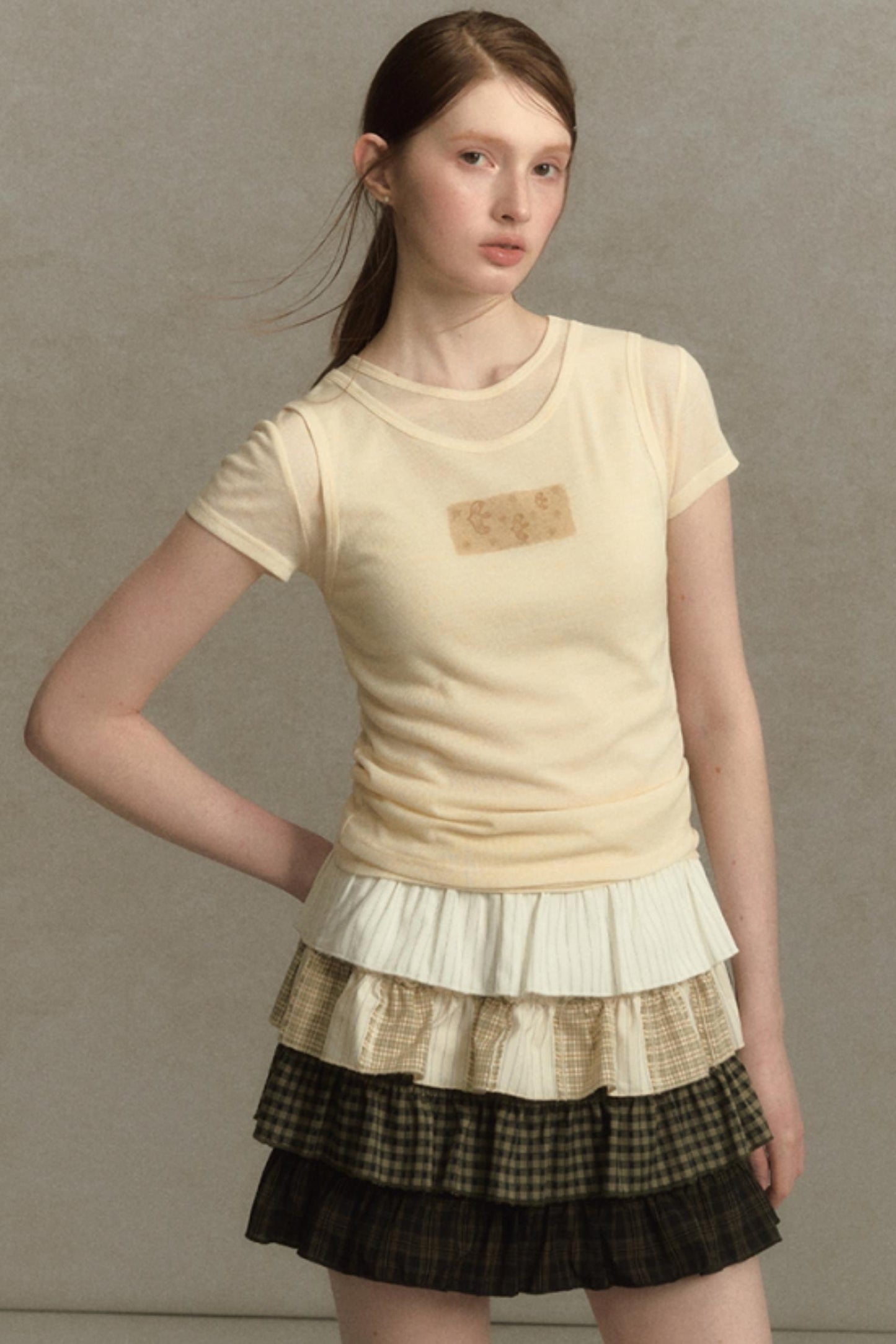 Slim Round Graphic Tee