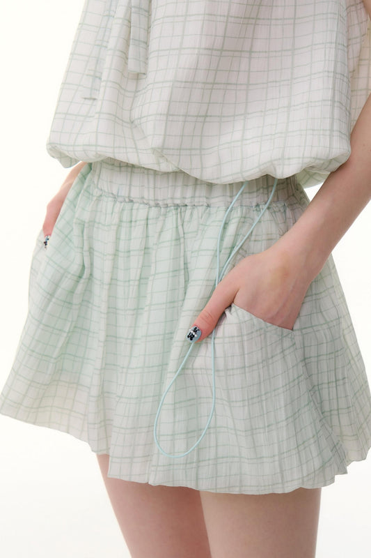 High-Waist Bubble Skirt