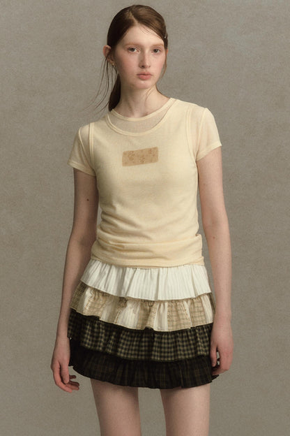 Slim Round Graphic Tee