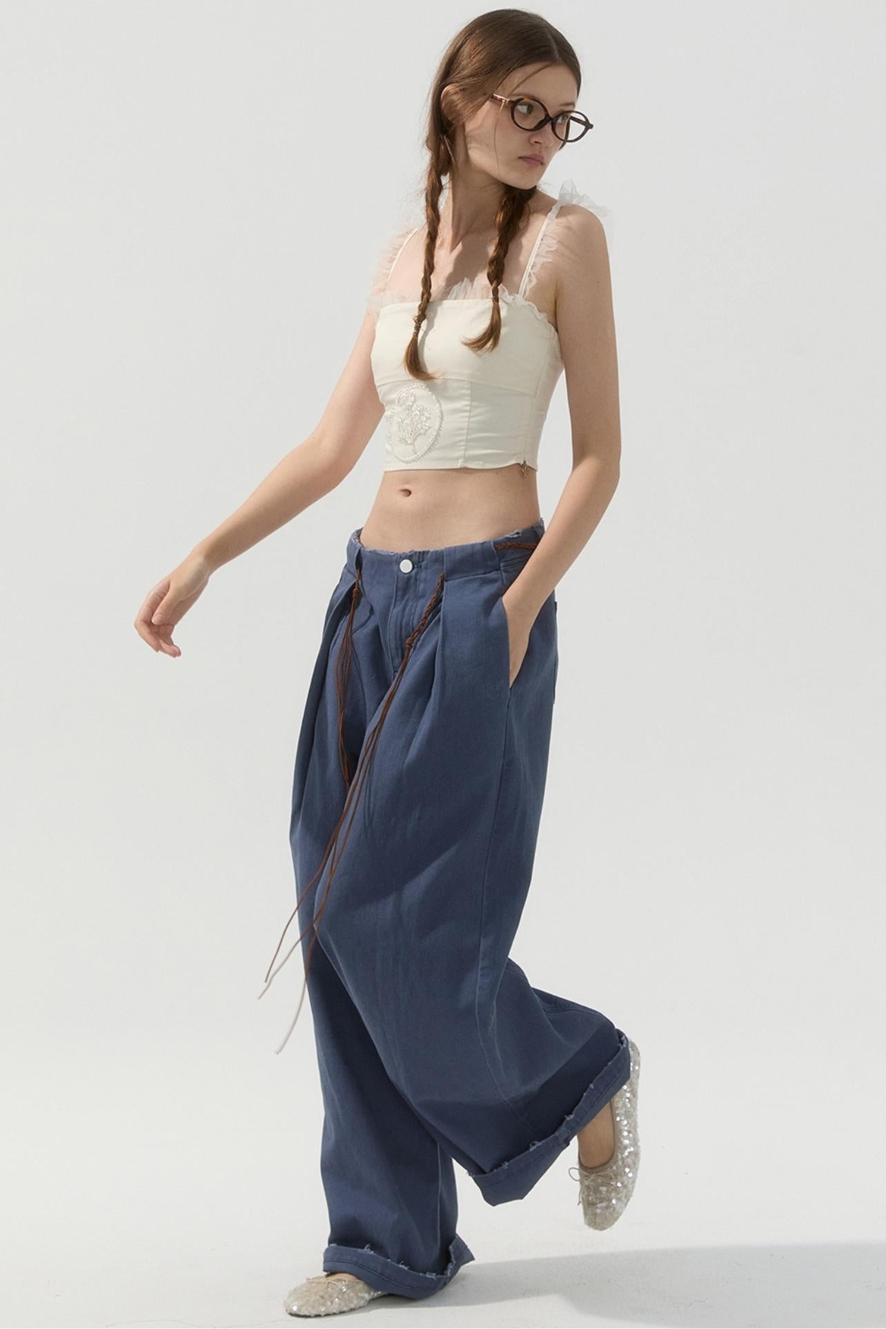 Velvet Blossom Mesh Tank