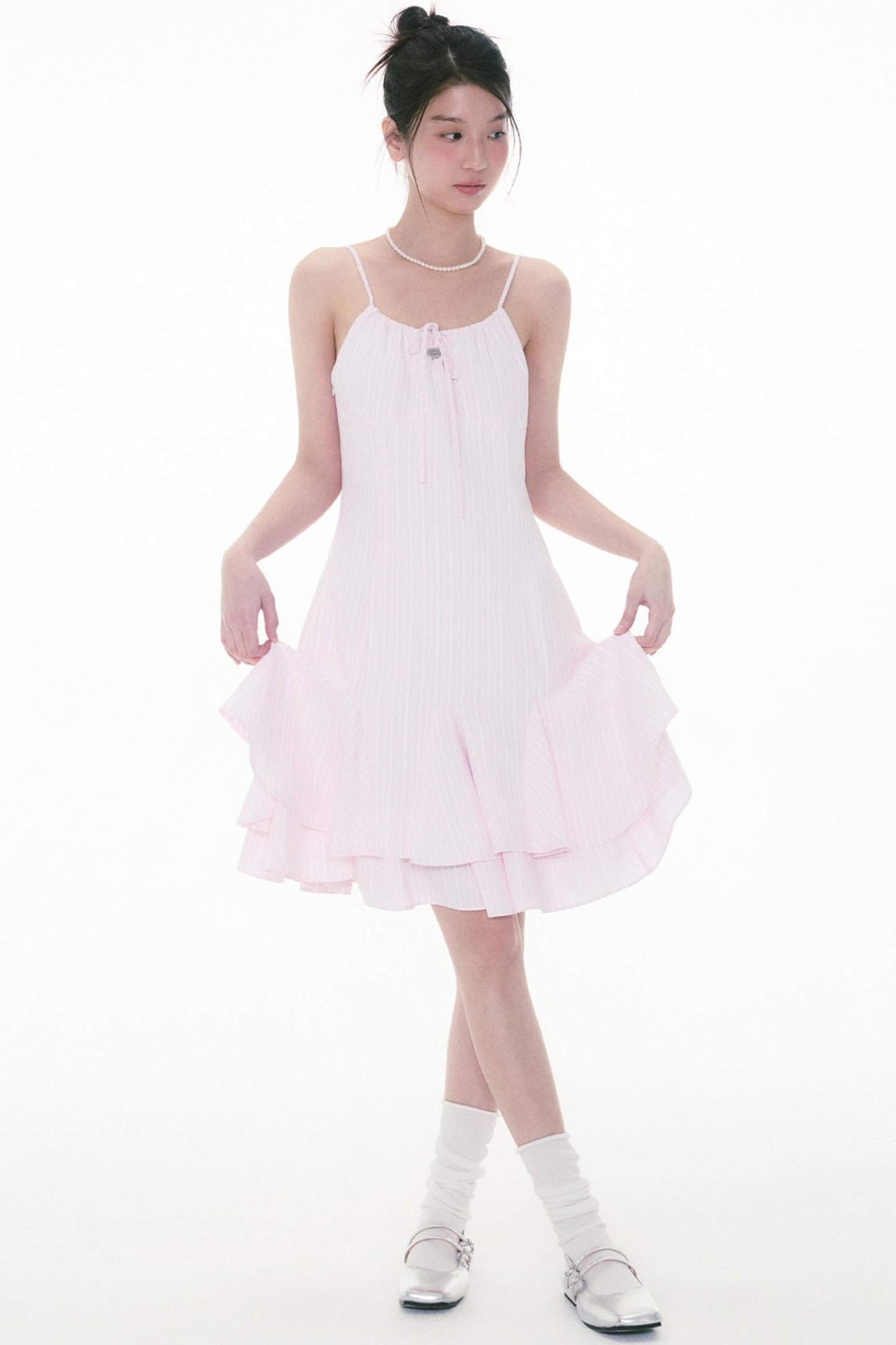 Luxury Halter Midi Dress