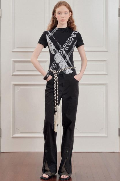 Nightshade Black Work Trousers