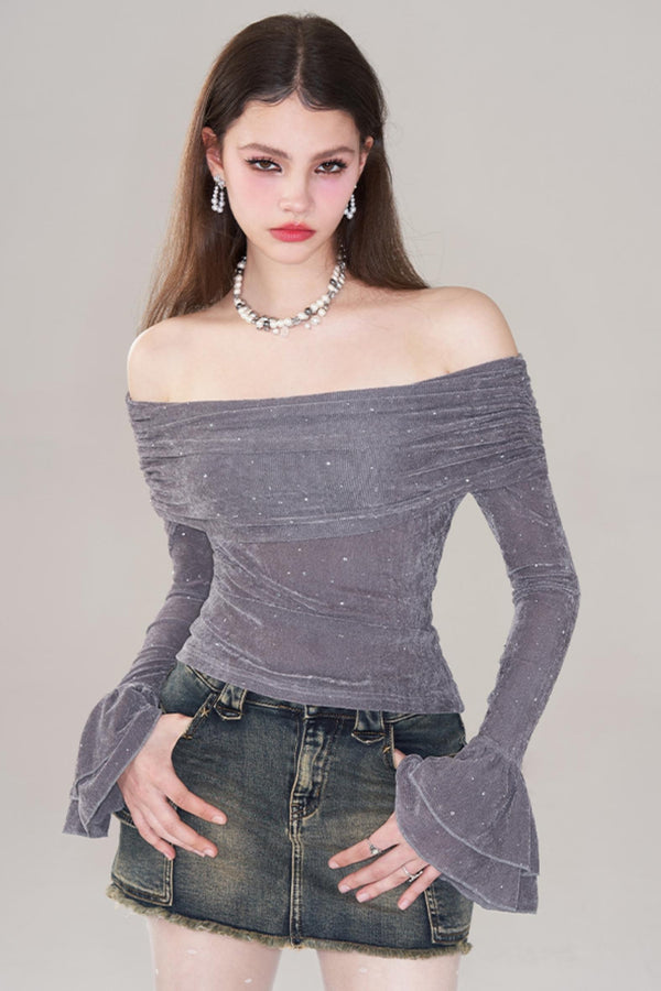 Dazzling Rhinestone Top