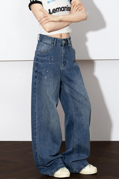 Beetle Town Wide-Leg Jeans