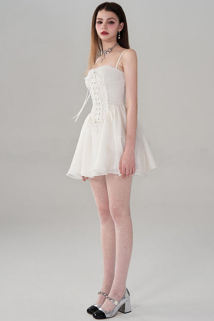 Jacquard Halter Dress