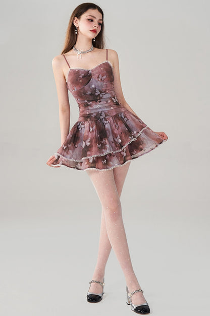 Tulare Lace Trim Camisole Dress