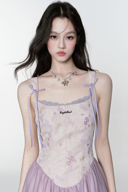 Moon Butterfly Halter Dress