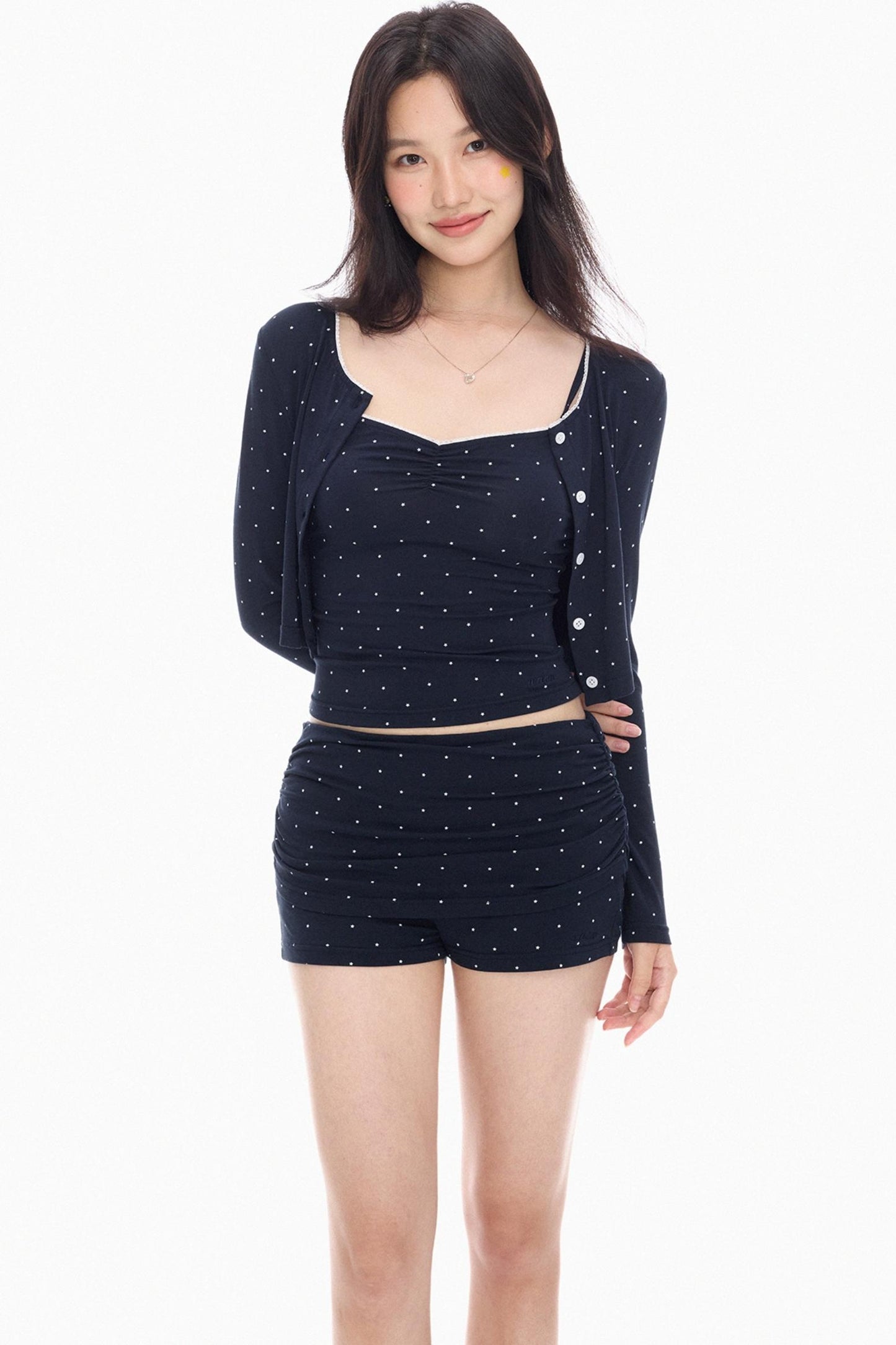 Lace Camisole & Shorts Set-Up