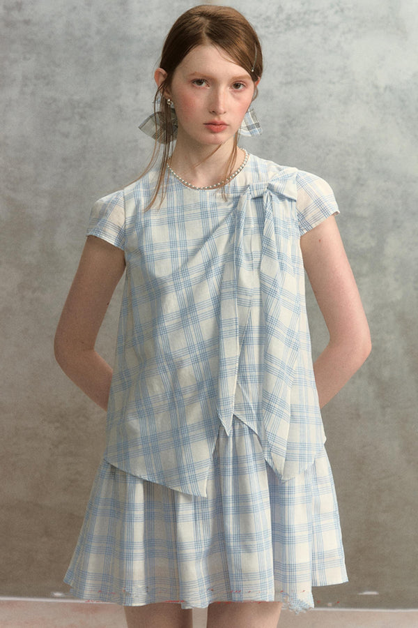 Bow Sleeves Summer Dress