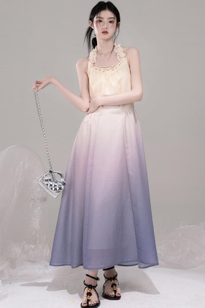 Romantic Purple A-Line Dress