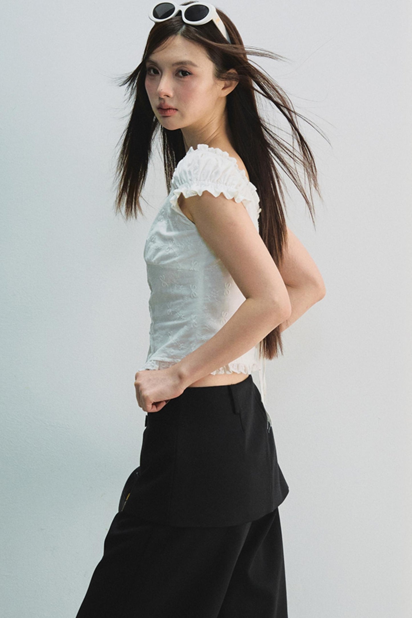 French Puff Sleeve Top