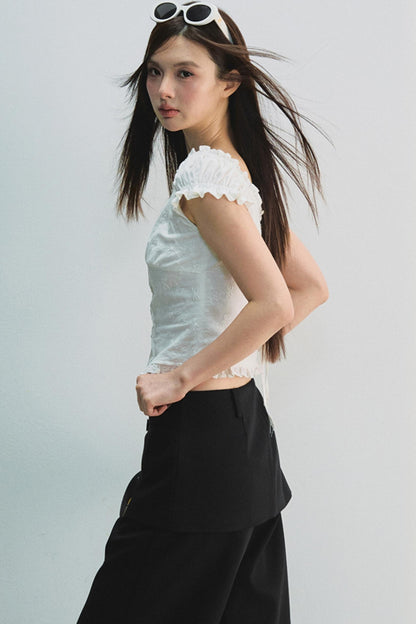 French Puff Sleeve Top