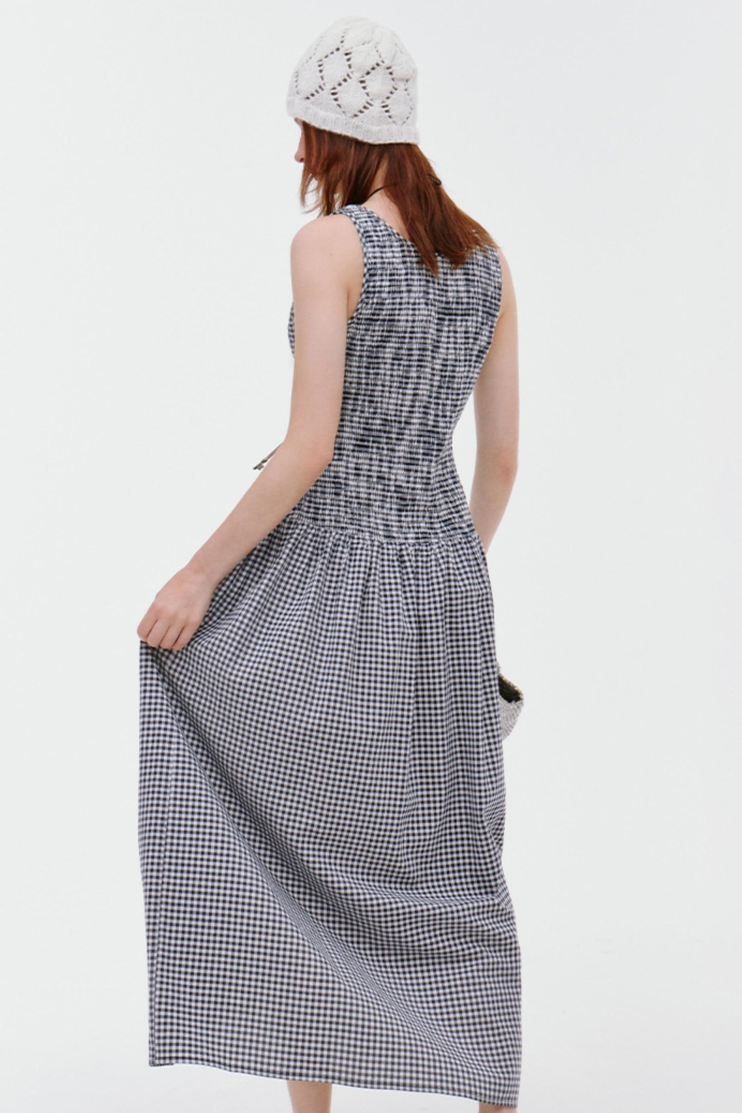 Chic Checkered Summer Dress