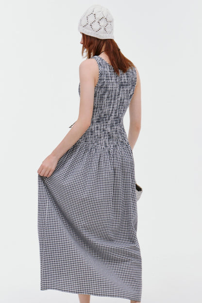 Chic Checkered Summer Dress