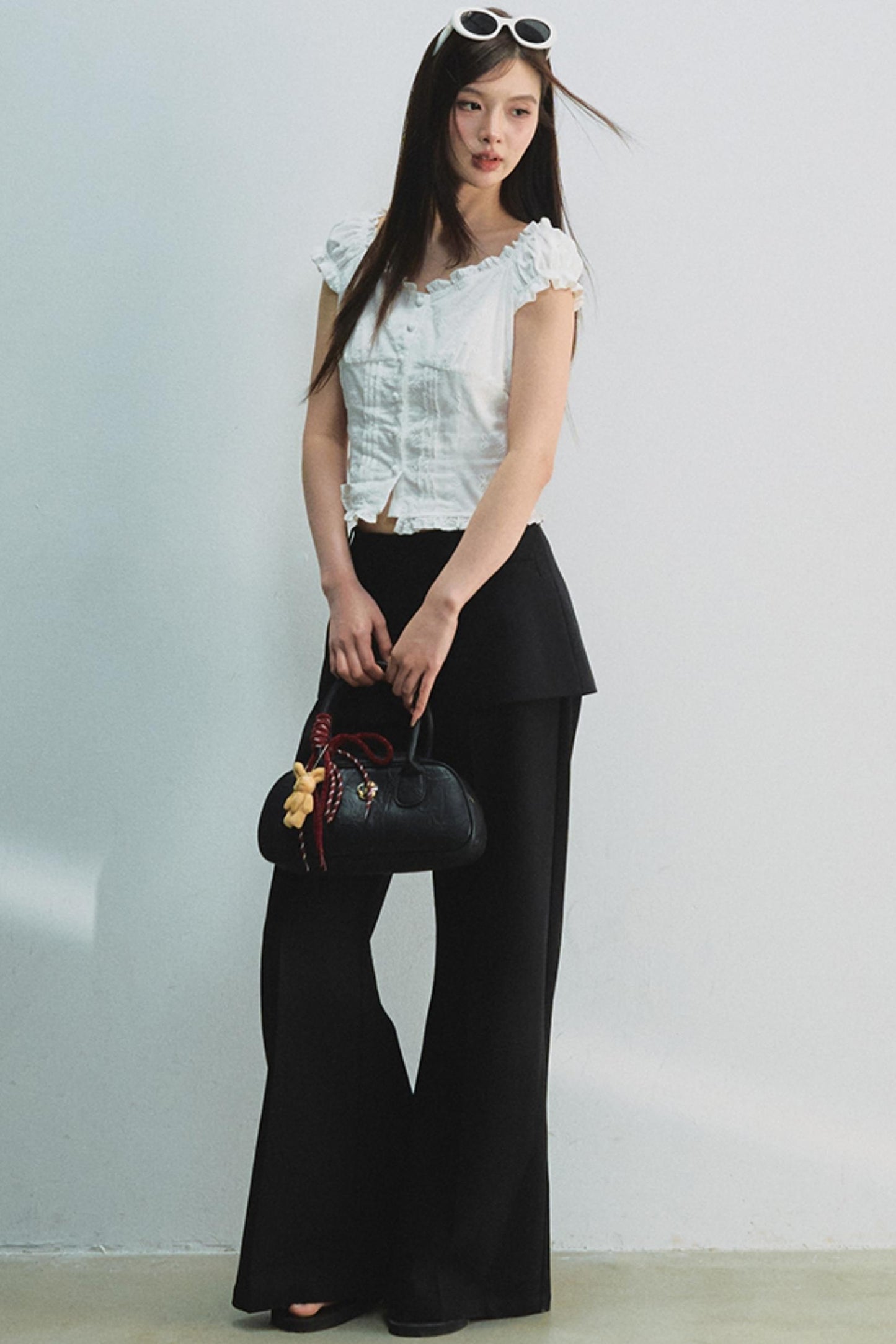 French Puff Sleeve Top