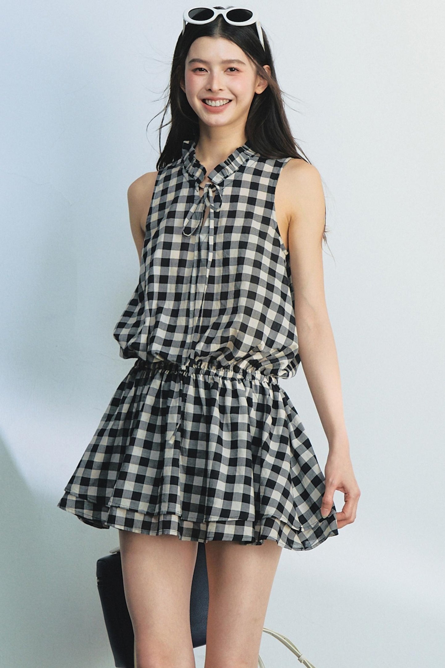 Plaid Mullet Dress