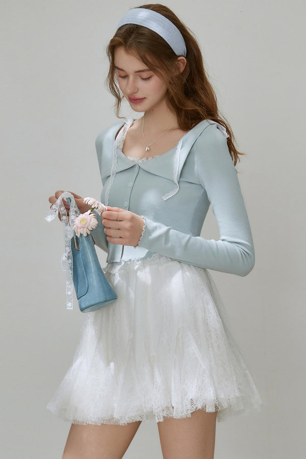 New Knitted Slim Top Cardigan