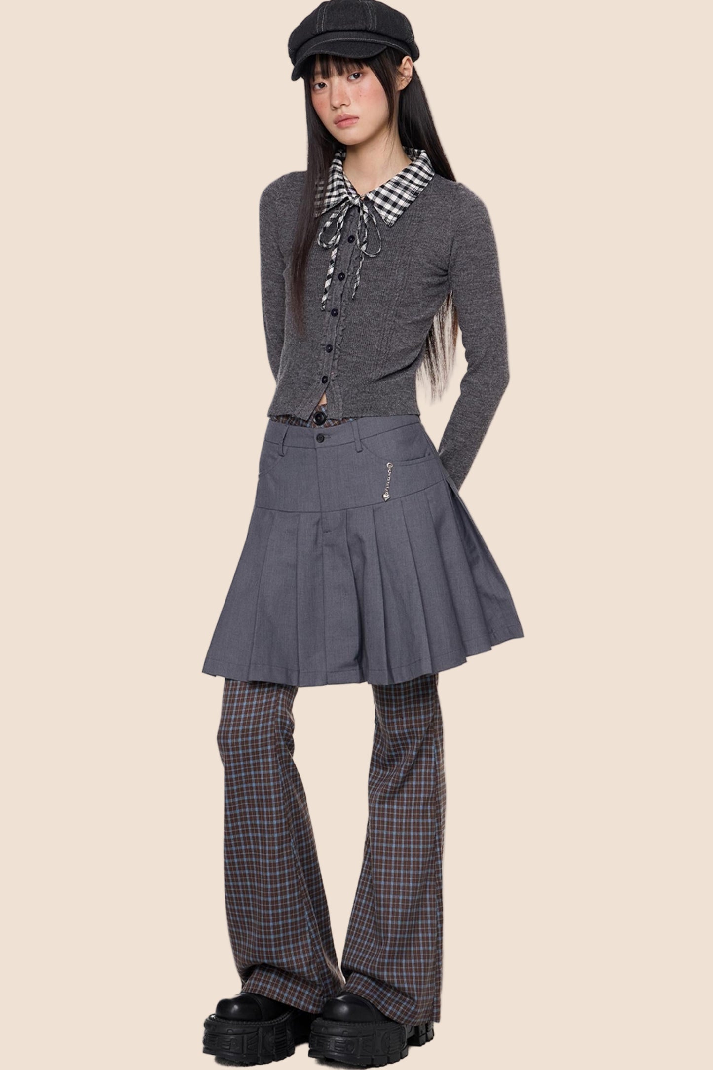 Autumn Vintage Slim Bootcut Pants