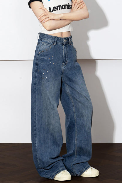 Beetle Town Wide-Leg Jeans