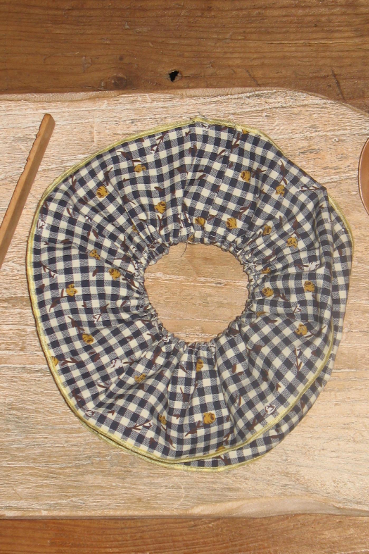 Floral Checkered Hairband