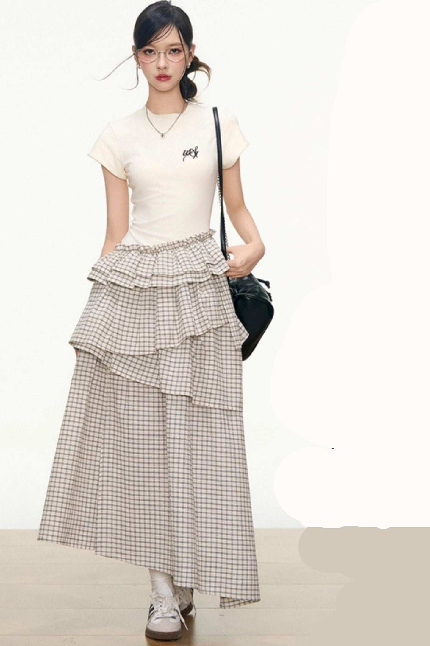 Summer Navy Plaid Dress