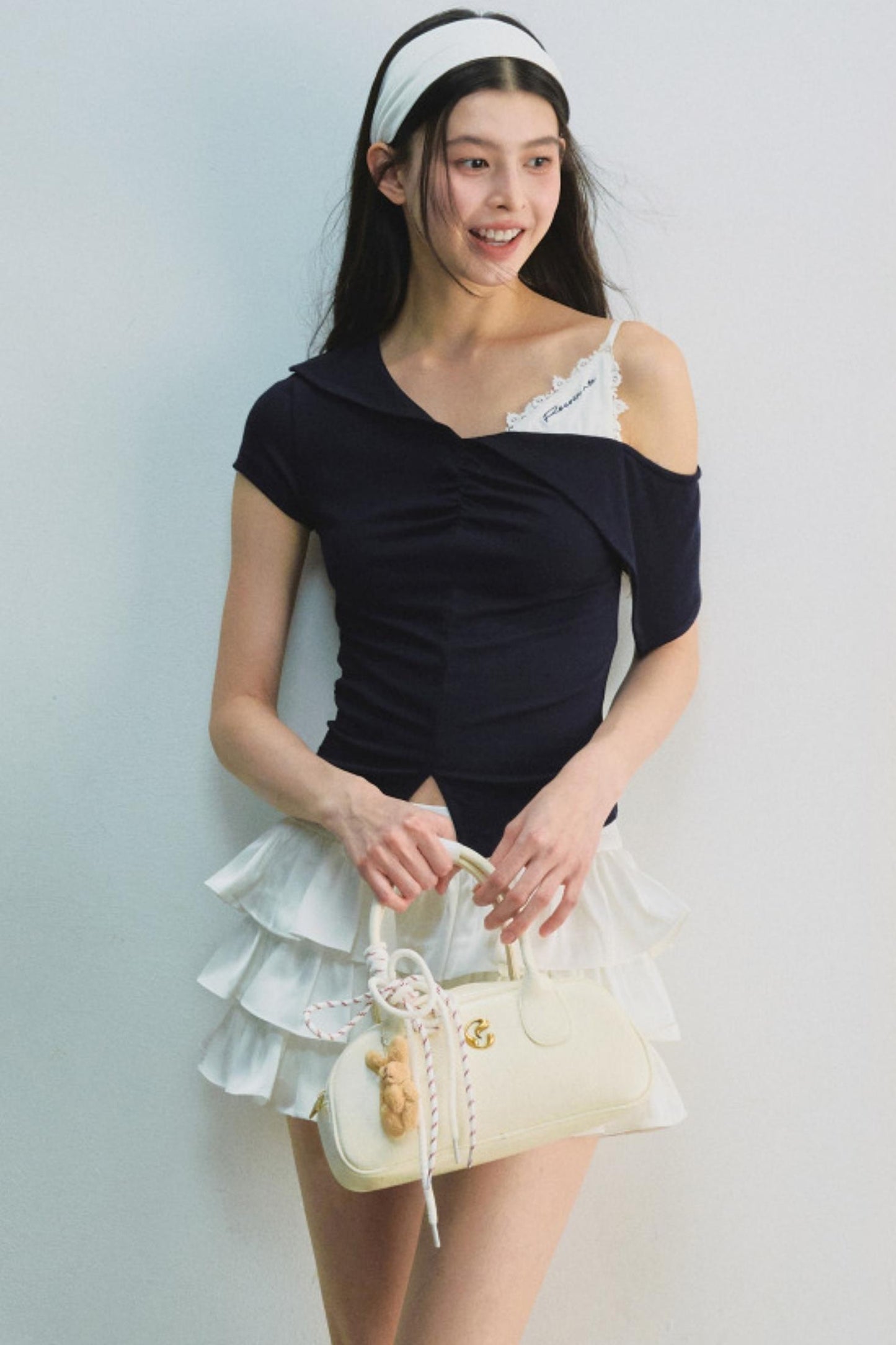 Off-Shoulder Knit Top