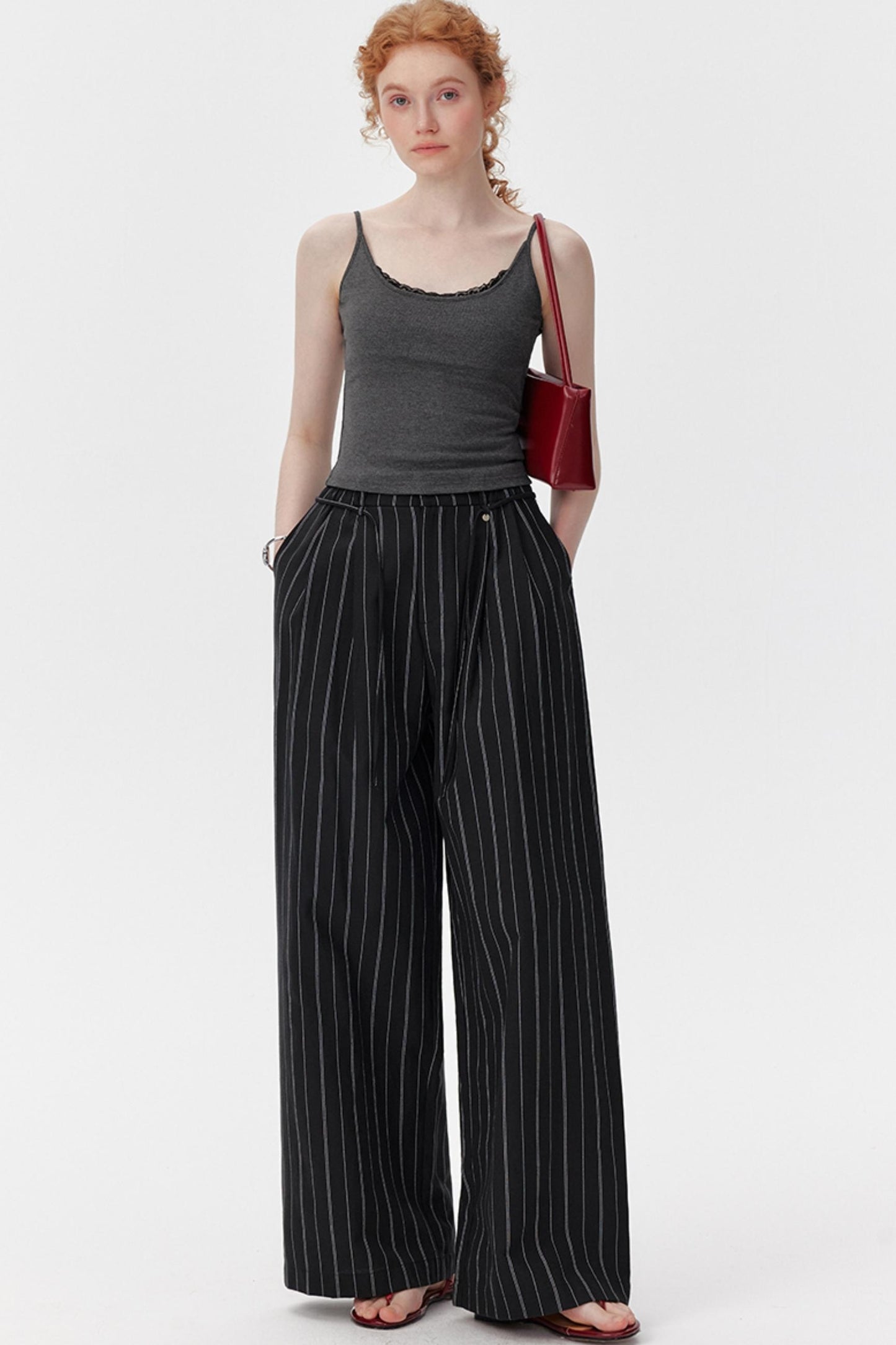Black Wide-Leg Trousers
