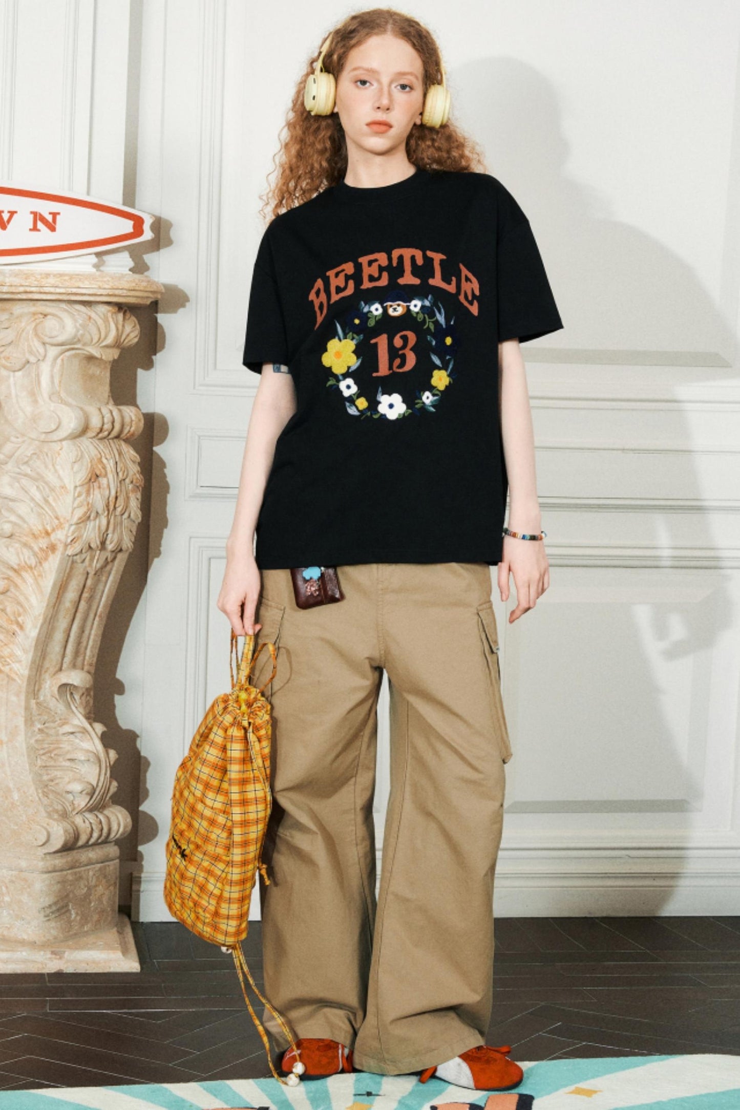 Retro Embroidered Summer Tee