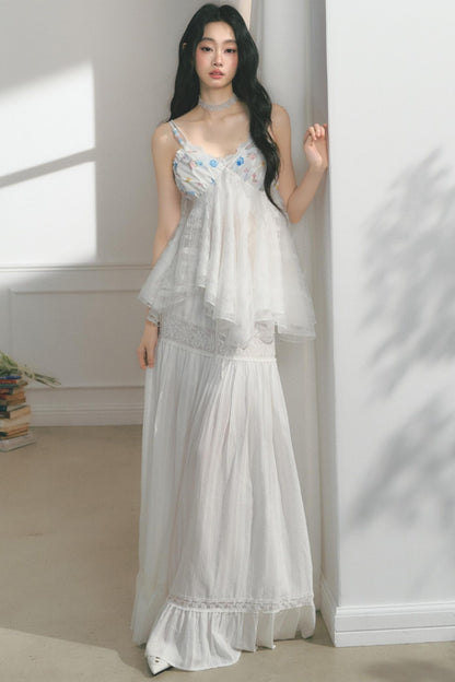 Vanilla Ruffle Skirt