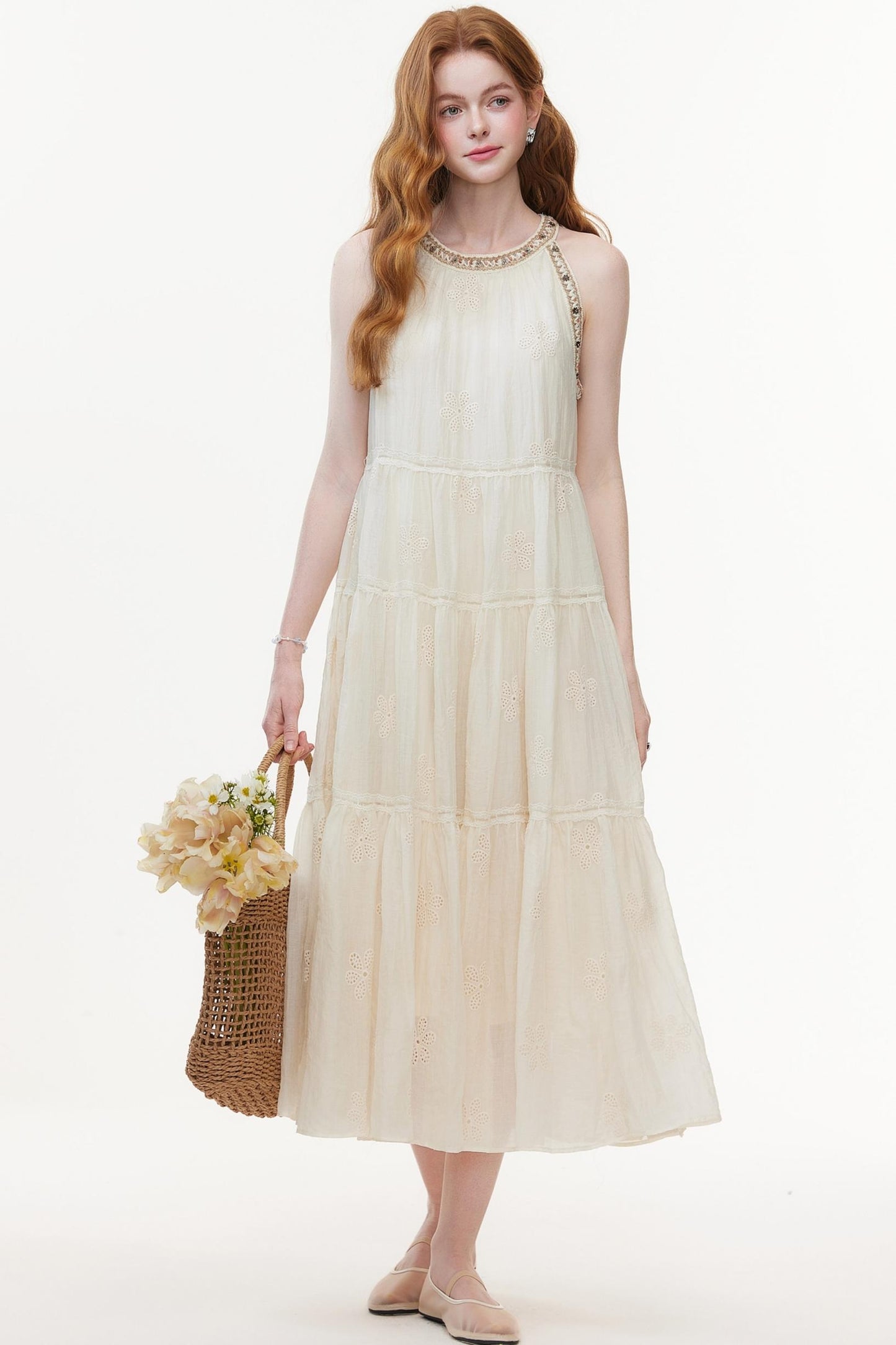 Summer Jasmine Rice Swing Dress