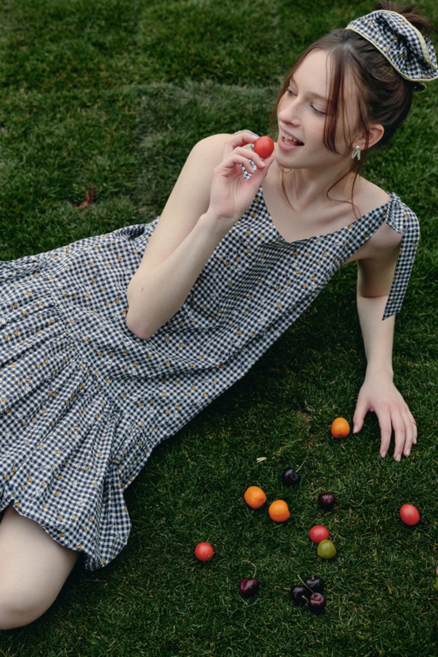 Floral Tie-Shoulder Mini Dress