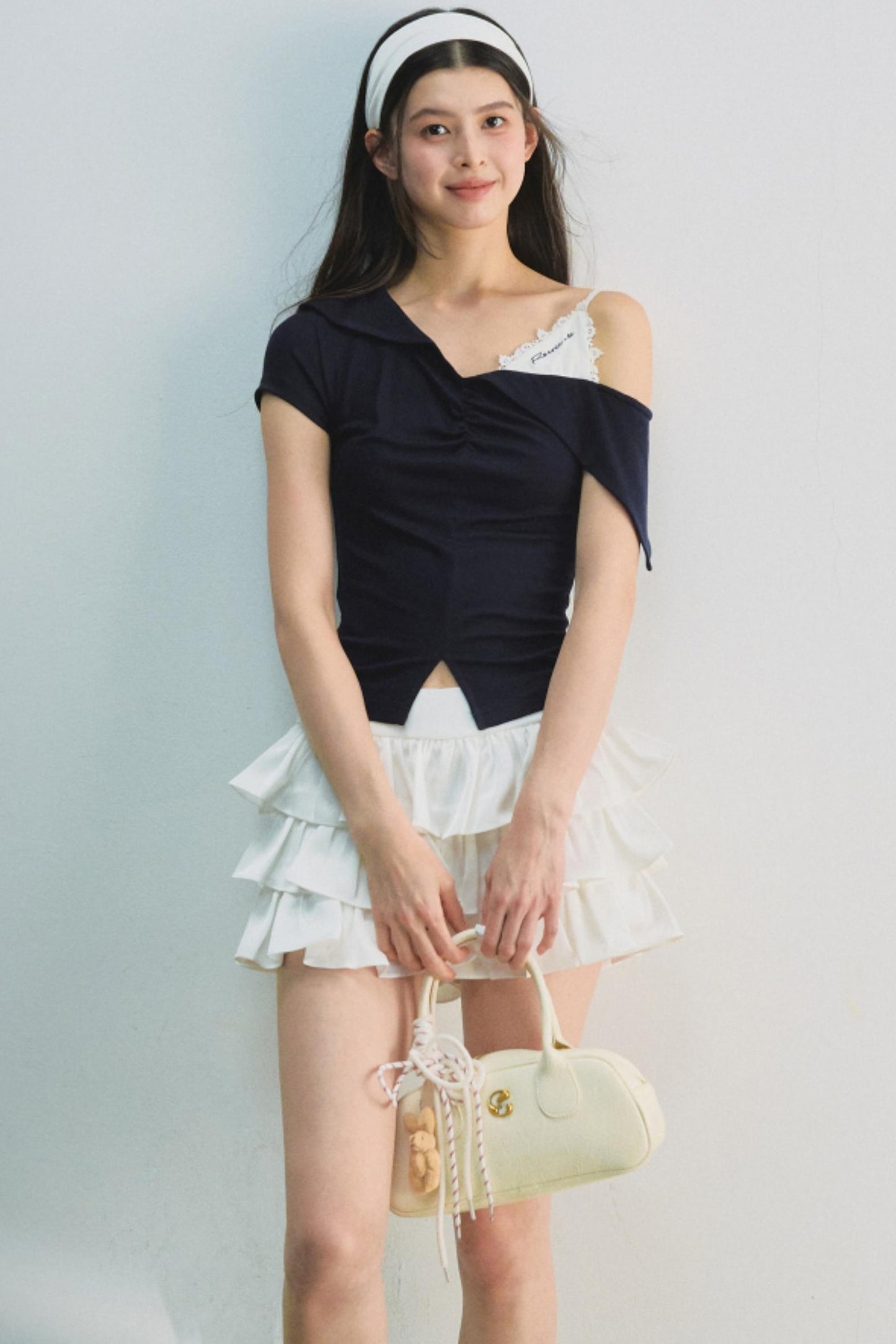 Off-Shoulder Knit Top