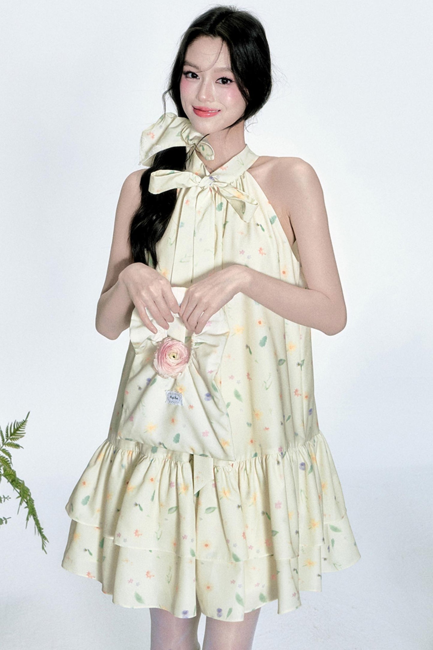 Charm Floral Hair Tie