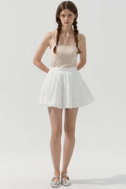 Pleated Bustier Skirt
