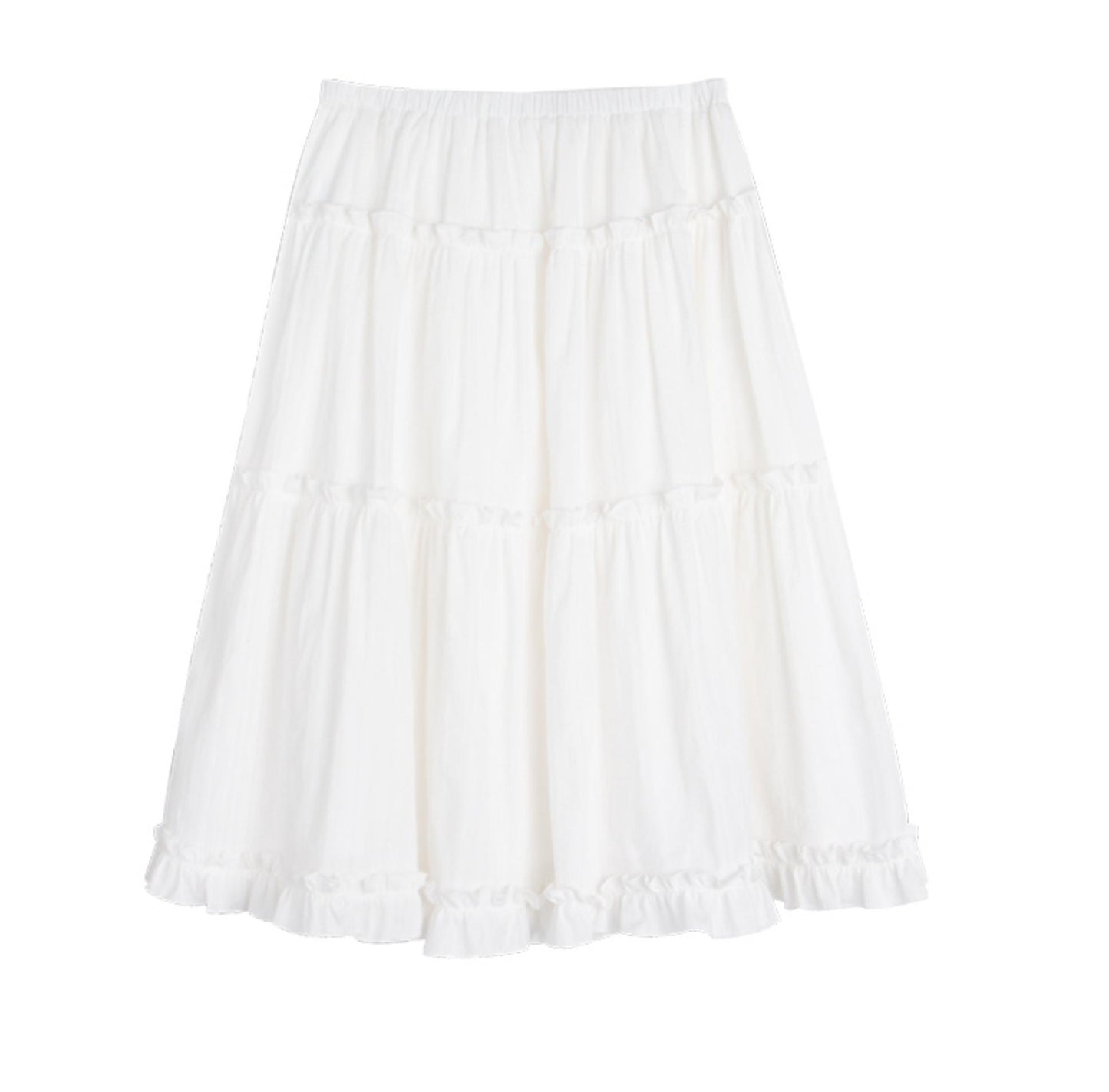 Sweet Cotton Plaid Skirt Set-Up