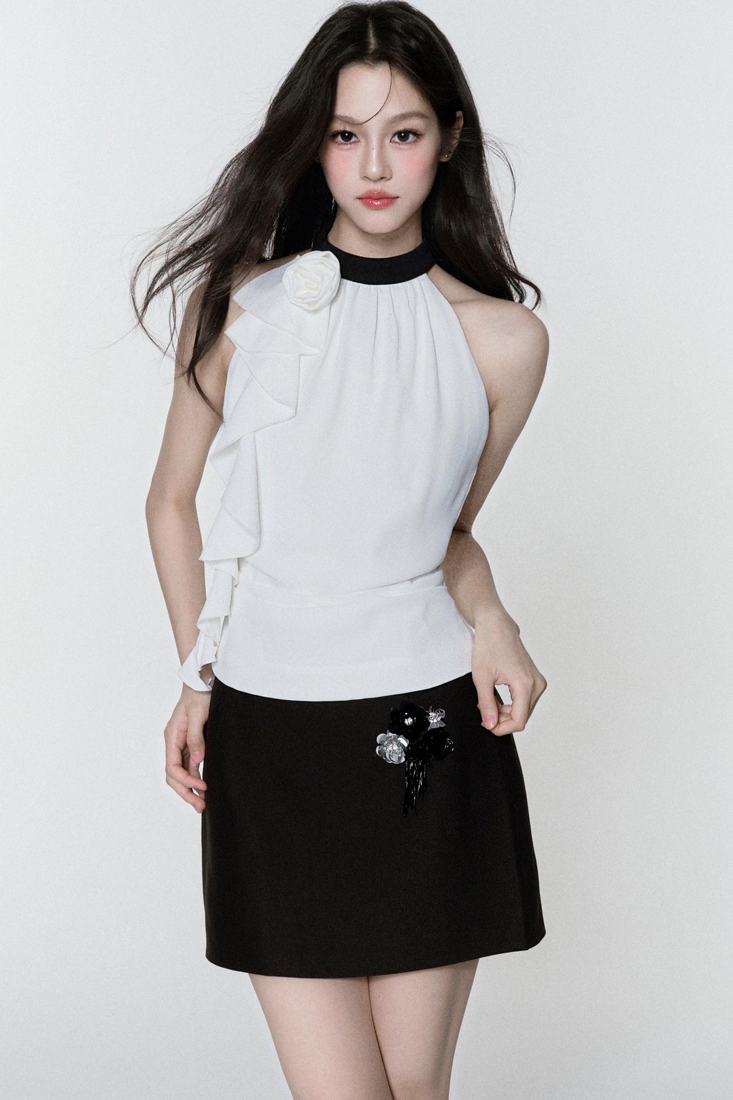 Misty Chiffon Tank Skirt Set-Up